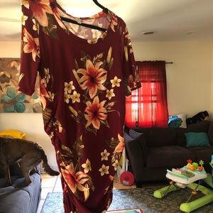 Mother bee maternity bodycon dress